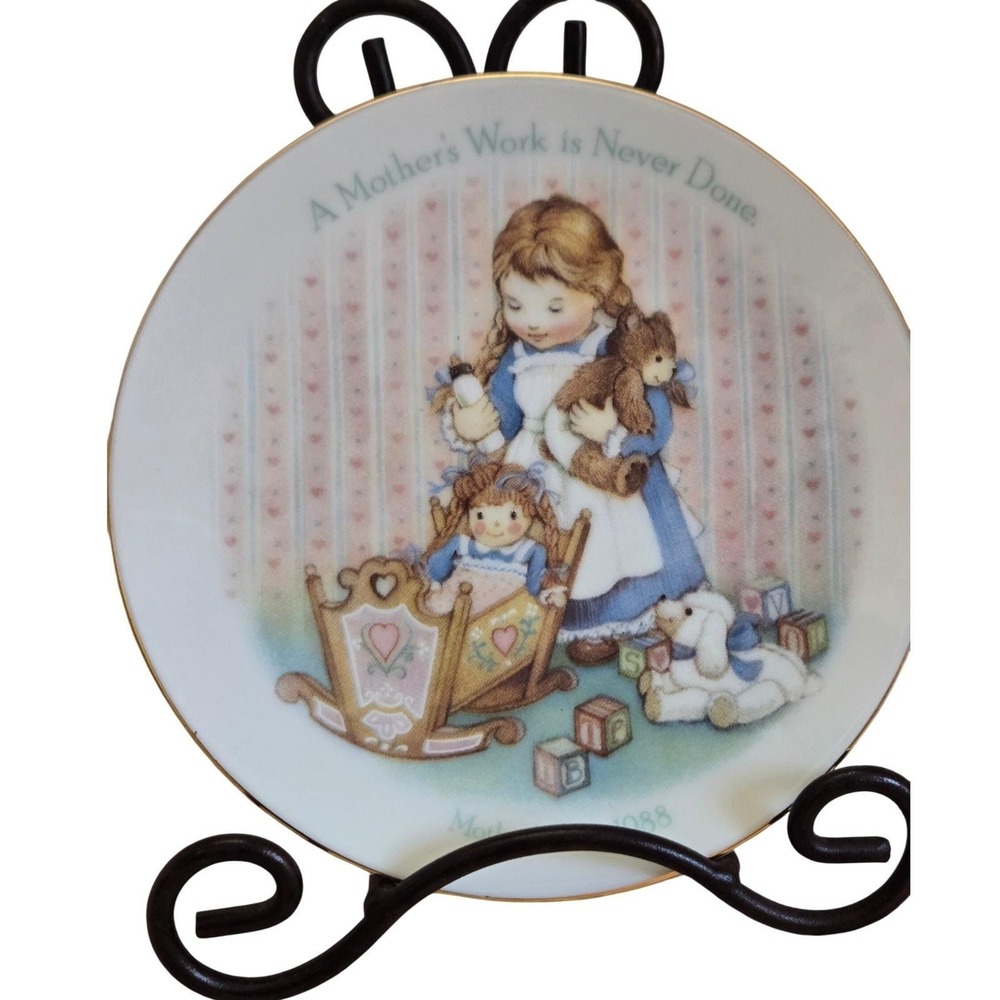 Avon‎ Mother's Day Plate 1988 Excellent 5"